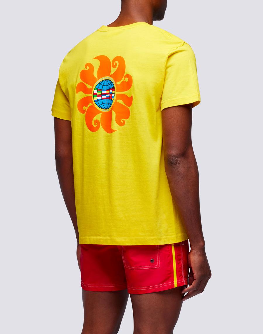Sundek t-shirt uomo in cotone capsule flag m669tesj500-00700 Vendite Flash