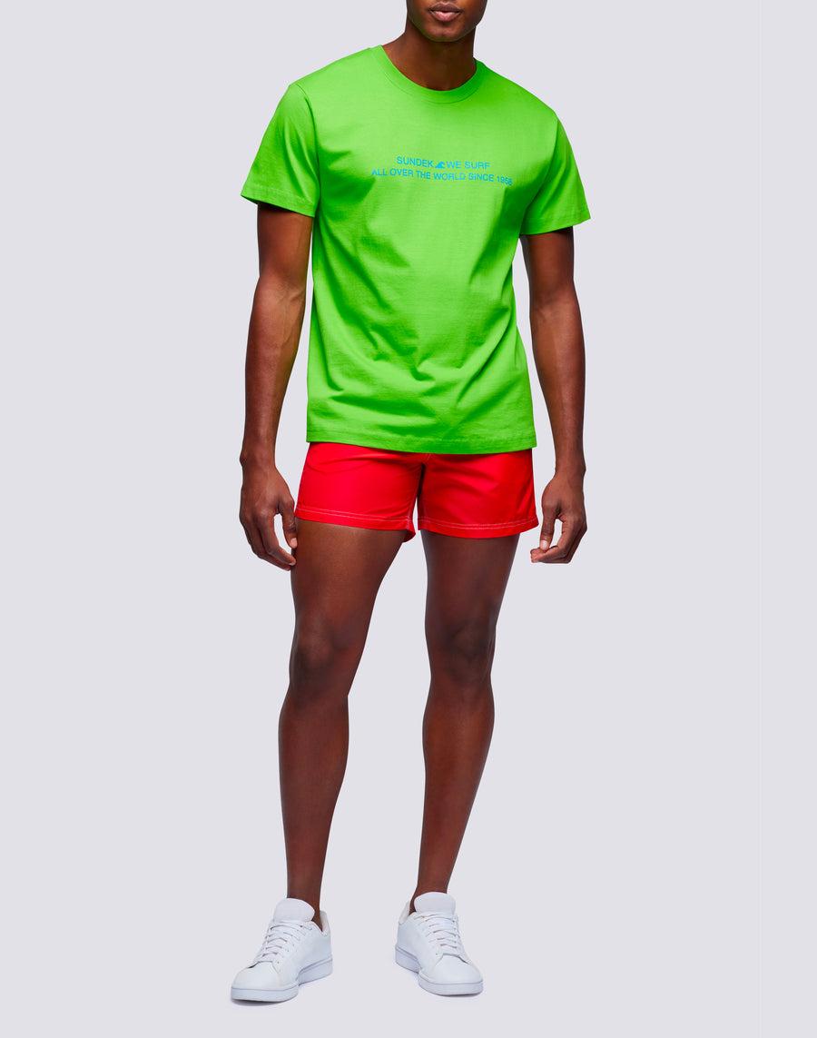 Sundek t-shirt uomo in cotone capsule flag m669tesj500-62000 Negozio