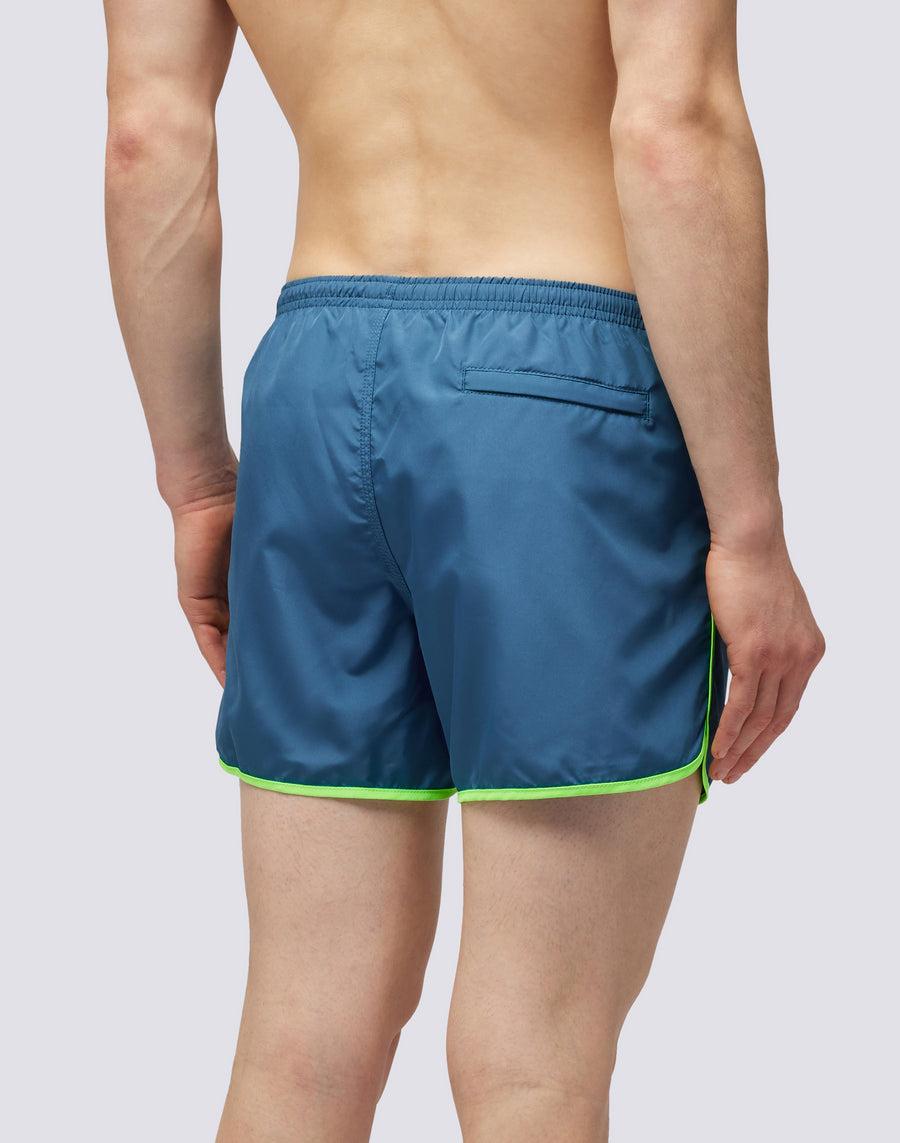 Sundek COSTUME DA BAGNO CORTO CON VITA ELASTICATA E SPACCHI LATERALI ROTONDI m680bdp0300-a3401 Online