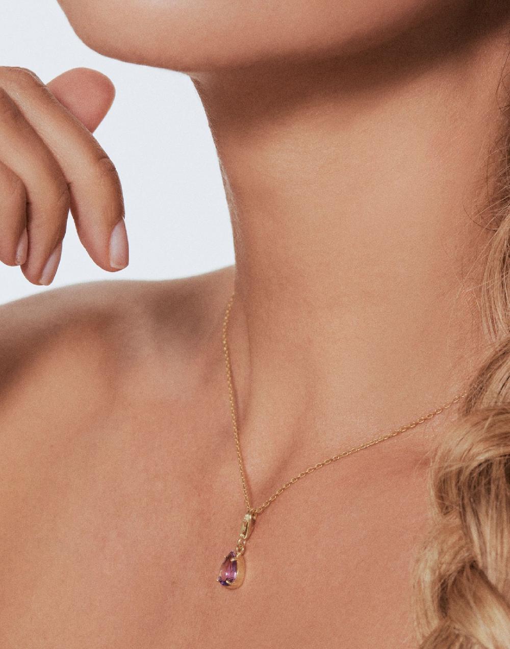 Thais Bernardes Ciondolo Charm Ametista Soddisfazione Garantita