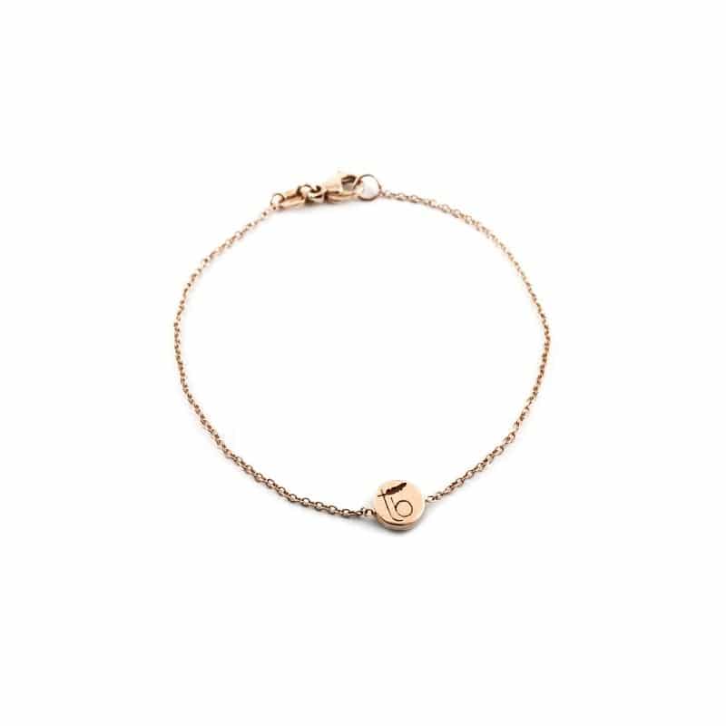 Thais Bernardes BRACCIALE coriandolo IN ORO ROSA Negozio