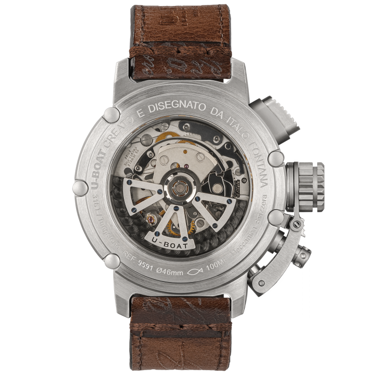 U Boat CHIMERA 46MM CHRONO SS VERDE Acquista Ora
