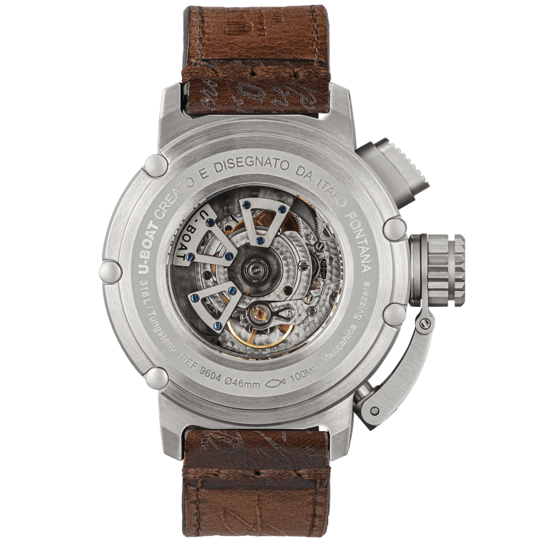 U Boat CHIMERA 46MM SS VERDE Consegna Veloce