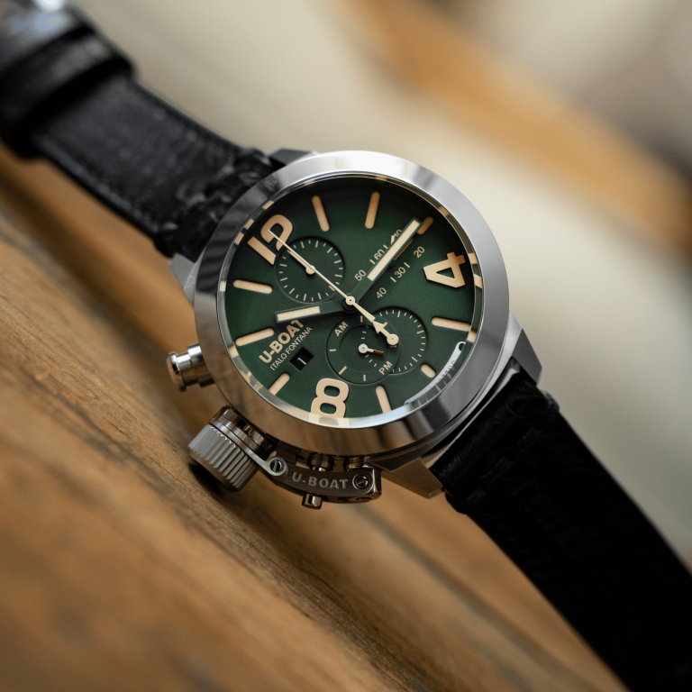 U Boat CLASSICO 45 TUNGSTENO CAS GREEN Fino Al -60%