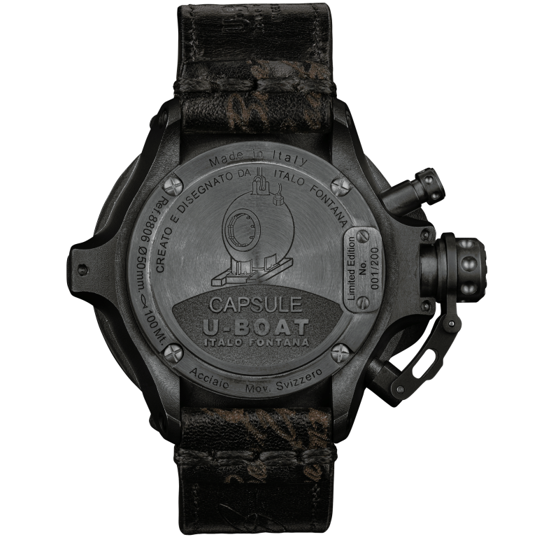 U Boat CAPSULE 50MM PVD BK BL Prezzo Ridotto