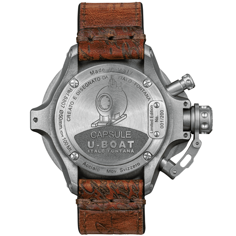 U Boat CAPSULE 50MM SS BK BE Convenienza