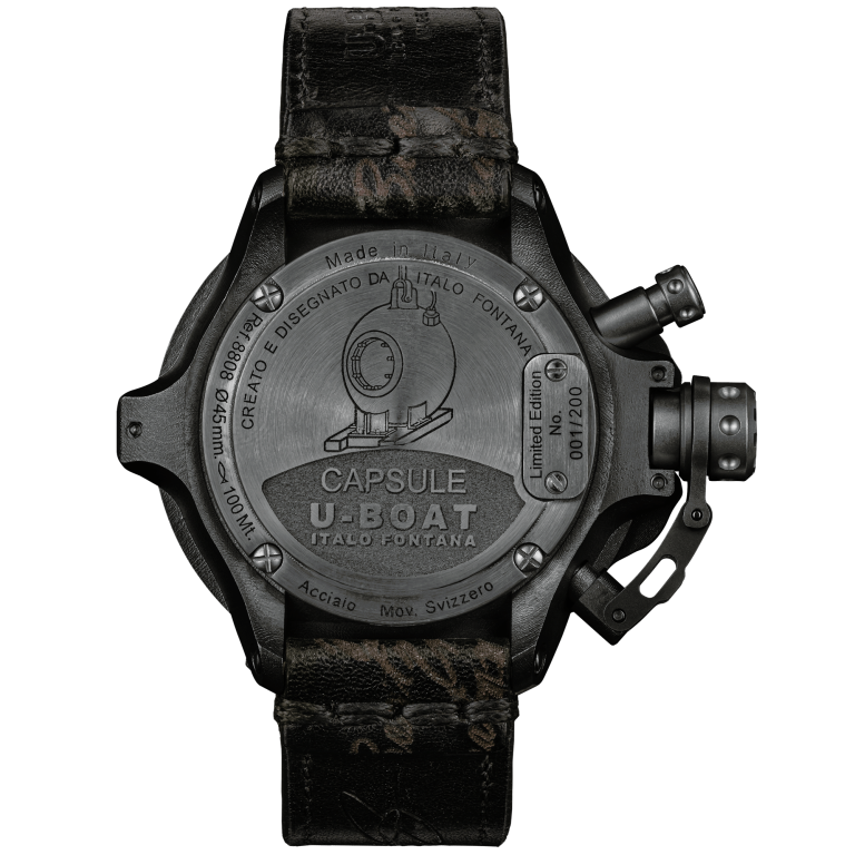 U Boat CAPSULE 45MM PVD BK BL Novità