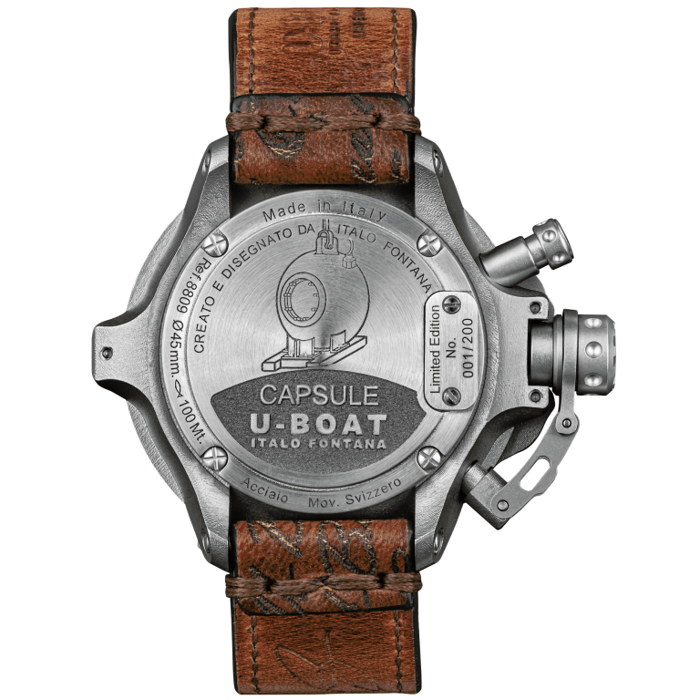 U Boat CAPSULE 45MM SS BK BE Presa