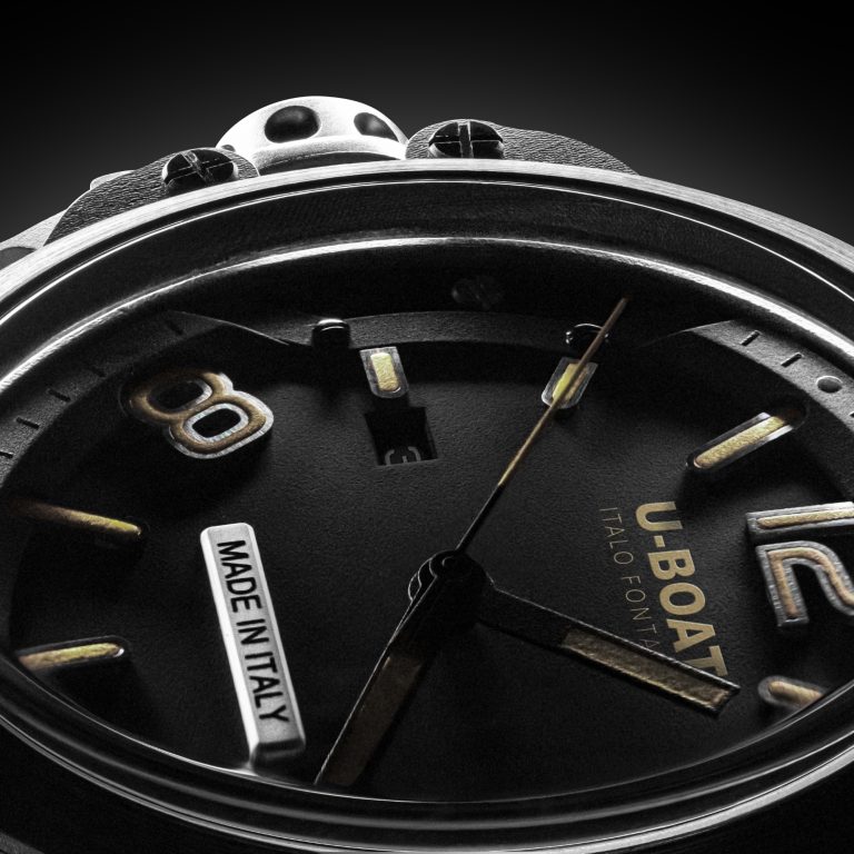 U Boat CAPSULE 45MM SS BK BE Presa