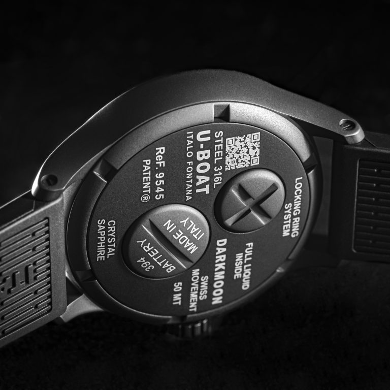 U Boat DARKMOON 40 MM BK BLACK CURVED PVD Outlet