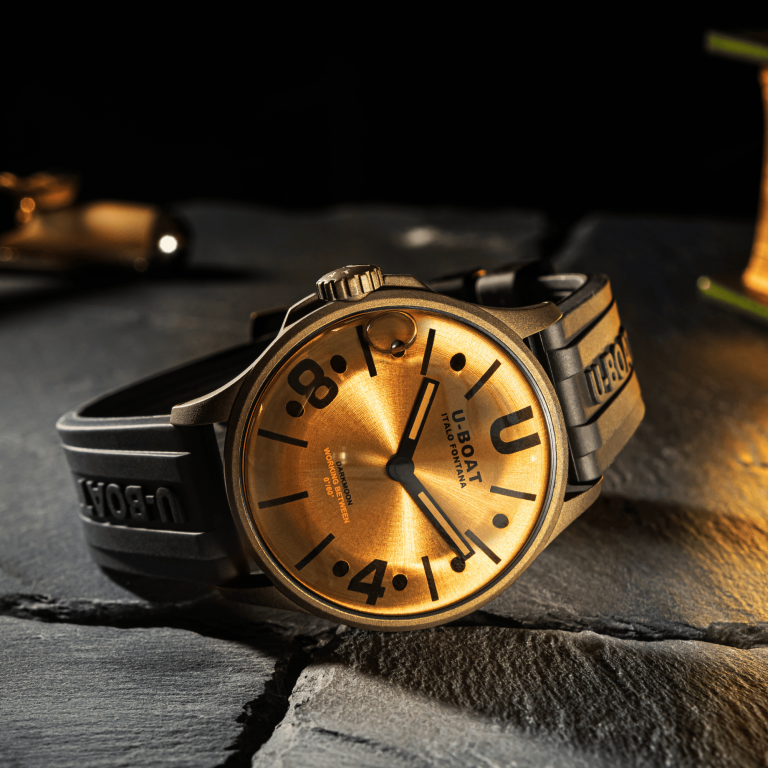 U Boat DARKMOON 40 MM BR BLACK VINTAGE Saldi