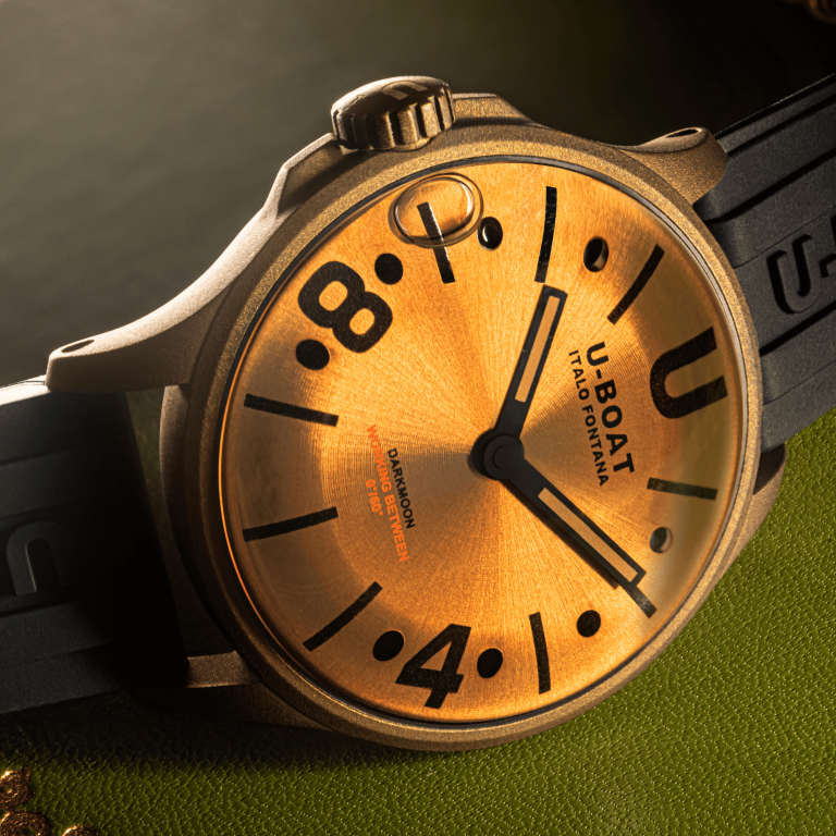 U Boat DARKMOON 40 MM BR BLACK VINTAGE Saldi