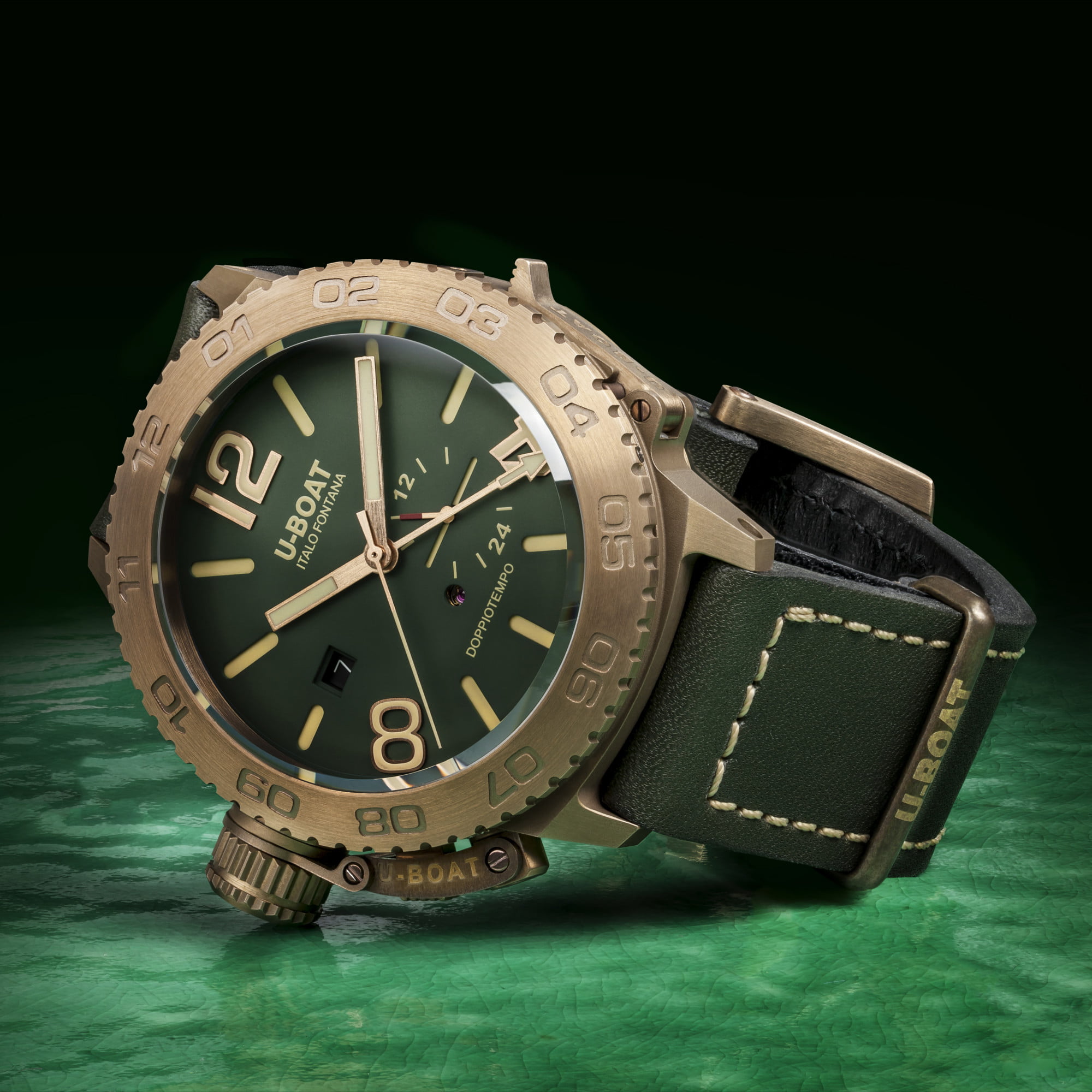 U Boat DOPPIOTEMPO 46MM BRONZO GR Vendita Economica