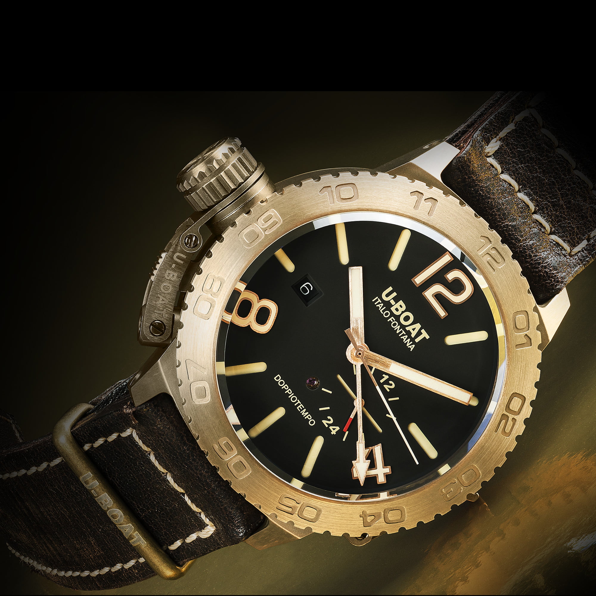 U Boat DOPPIOTEMPO 46MM BRONZO BR In Saldo