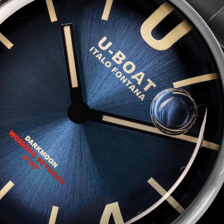 U Boat DARKMOON 44MM BLUE SS SOLEIL Nuova