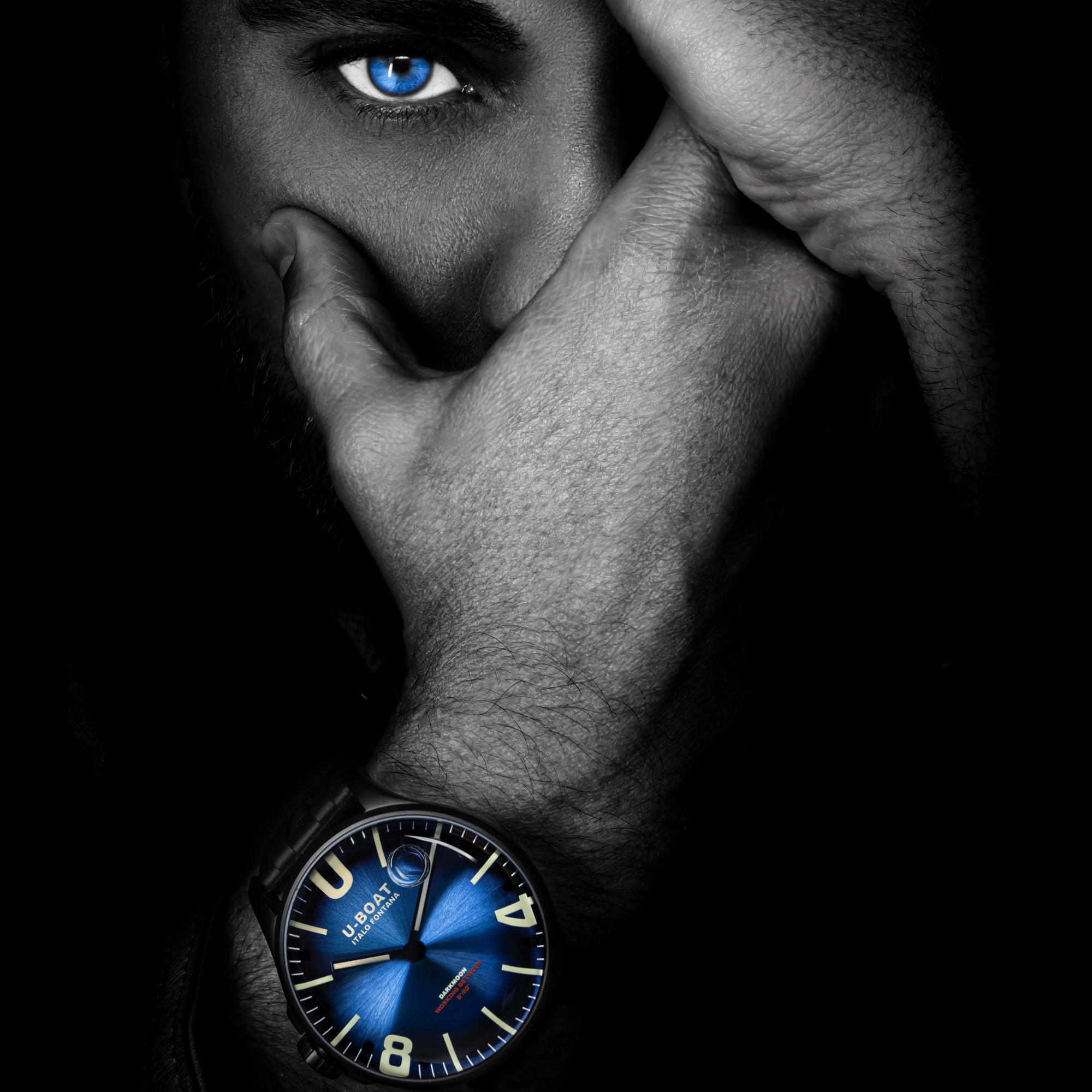 U Boat DARKMOON 44MM BLUE PVD SOLEIL 2025