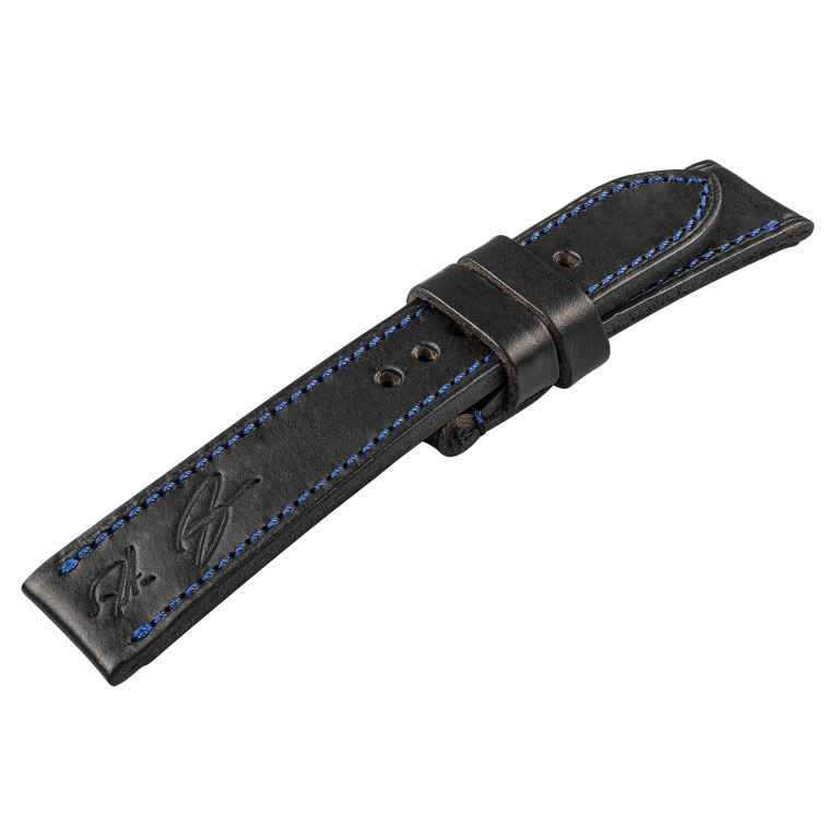 U Boat U-STRAP 22/20 NERO e BLU Qualità Garantita