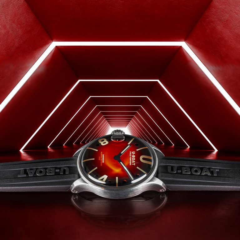U Boat DARKMOON 40 MM RED SS SOLEIL Promozione Limitata