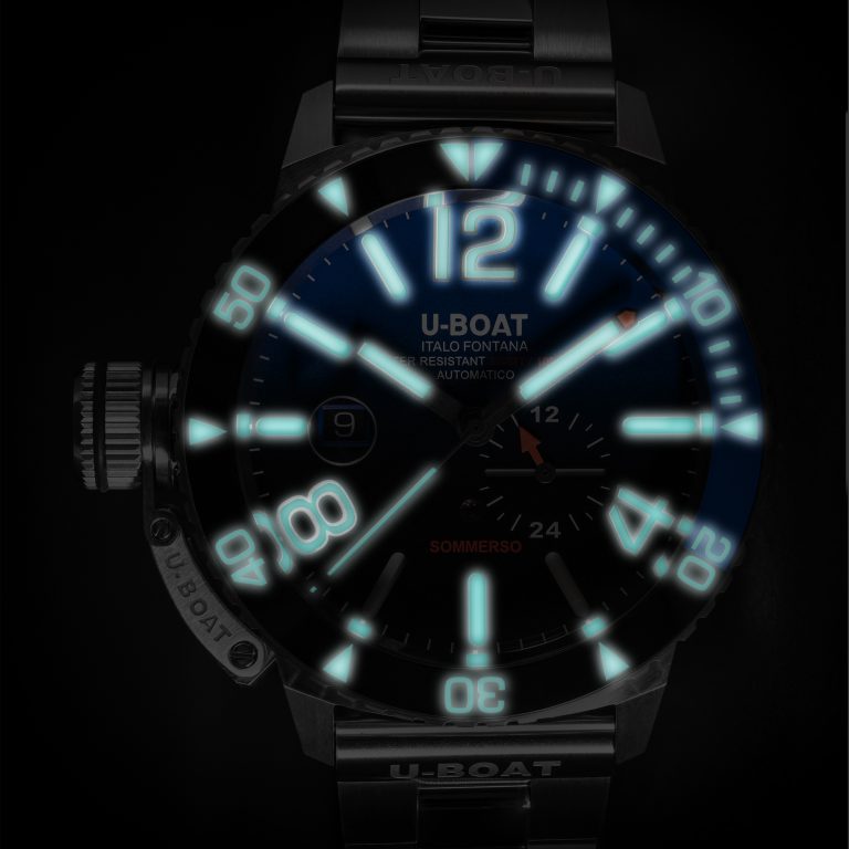 U Boat SOMMERSO CERAMIC BLUE/MT Saldi