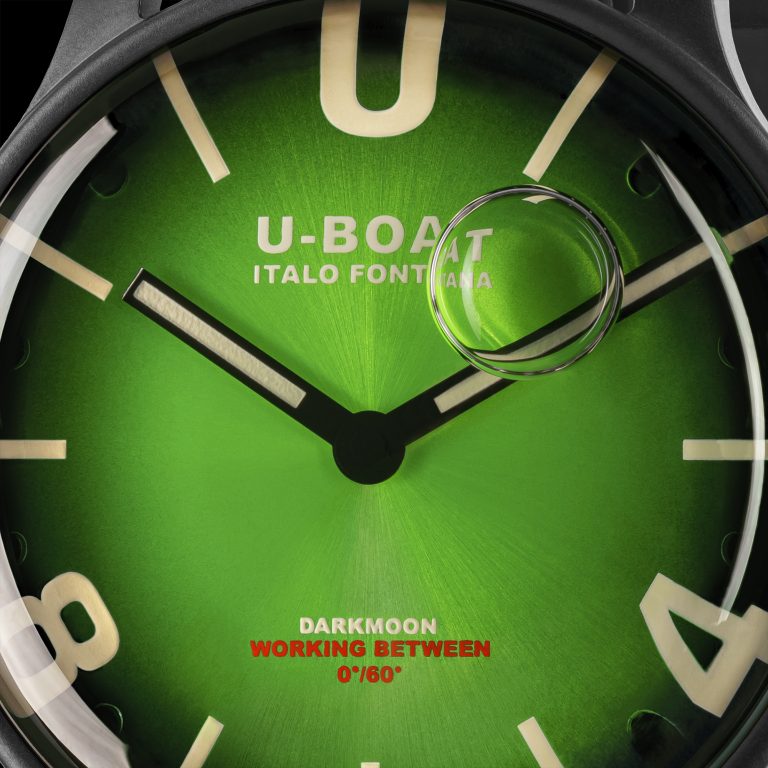 U Boat DARKMOON 44MM GREEN PVD SOLEIL Nuova