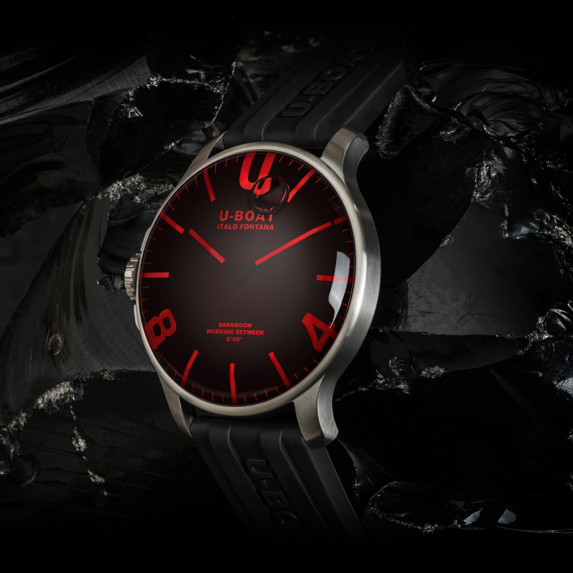 U Boat DARKMOON 44MM RED GLASS SS Italia