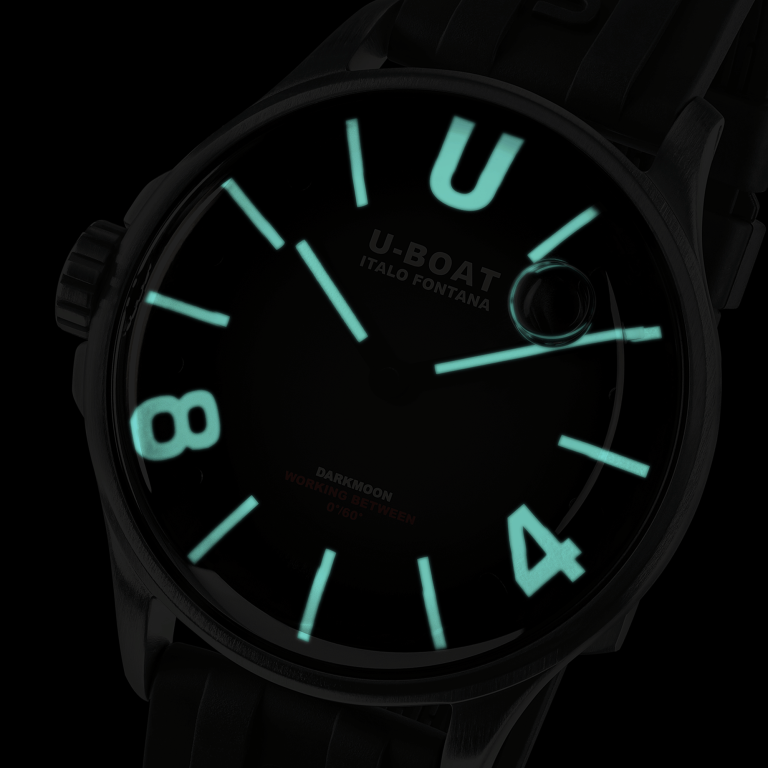 U Boat DARKMOON 40 MM BLACK SS Qualità Garantita