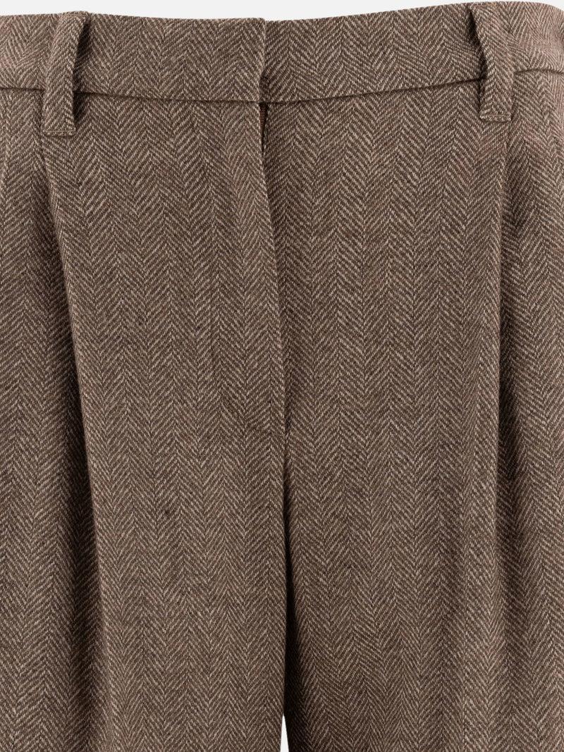 Vietti Brunello Cucinelli Pantaloni "Baggy Sartorial" Spedizione Gratuita