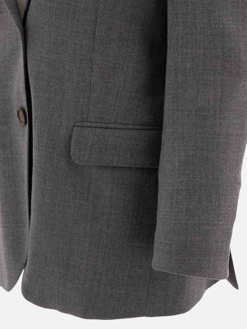 Vietti Brunello Cucinelli Blazer monopetto in misto lana Prezzo Ridotto