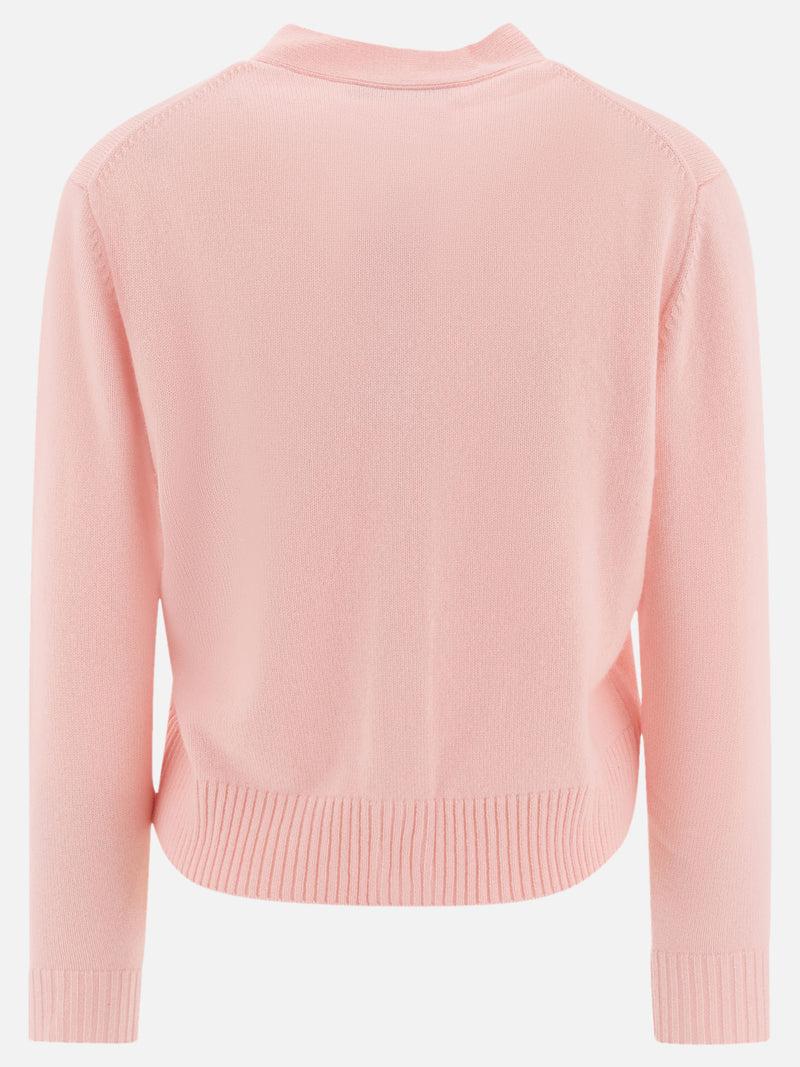 Vietti Maison Kitsuné Cardigan con ricamo "Fox Head" Sconto