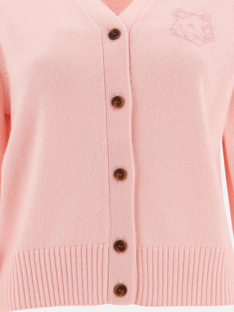 Vietti Maison Kitsuné Cardigan con ricamo "Fox Head" Sconto