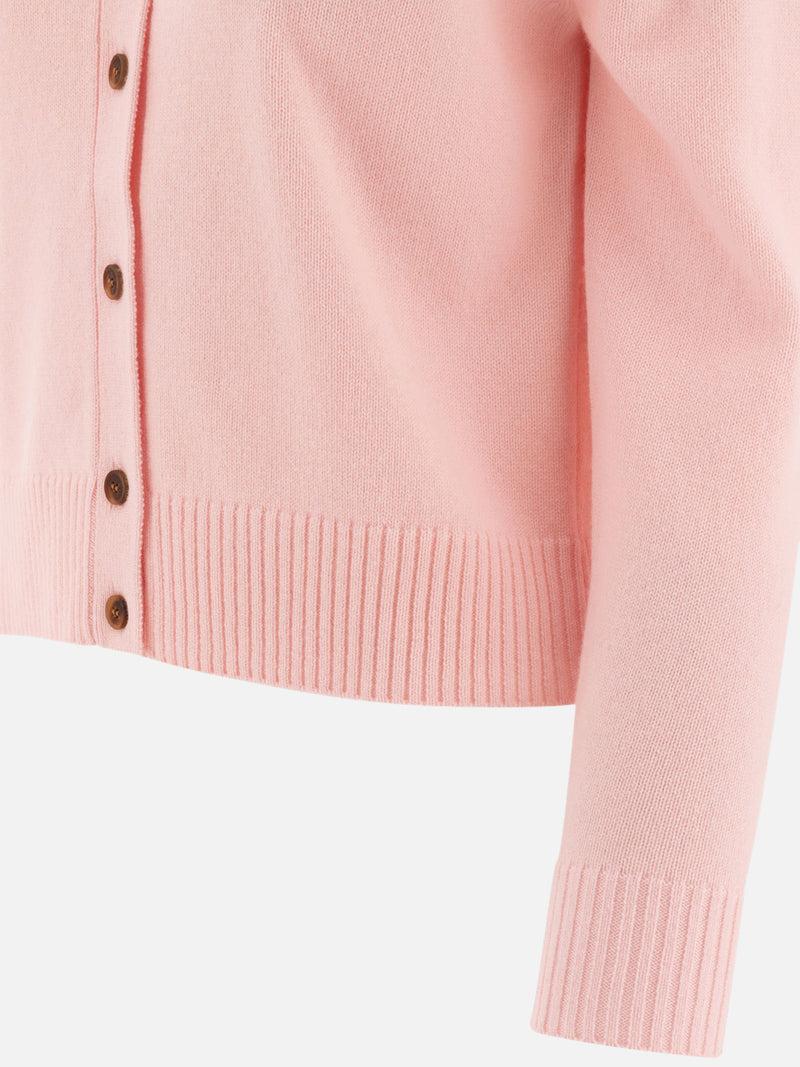 Vietti Maison Kitsuné Cardigan con ricamo "Fox Head" Sconto