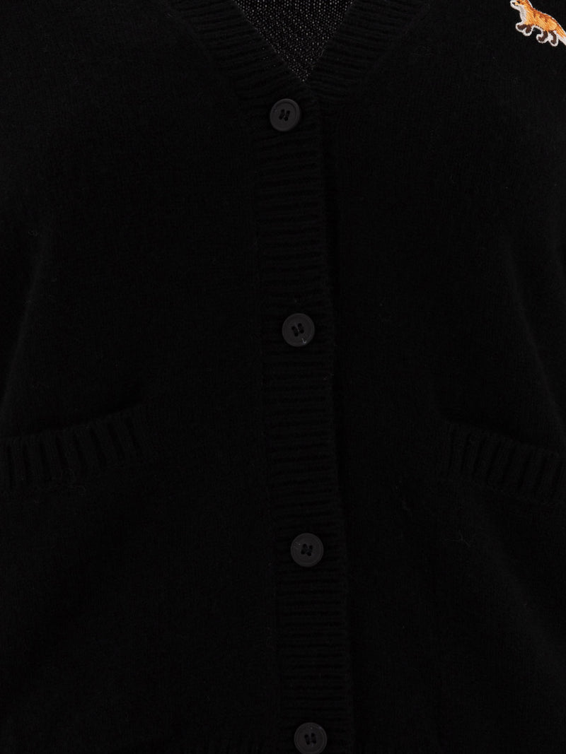 Vietti Maison Kitsuné Cardigan boxy "Baby Fox" Economico