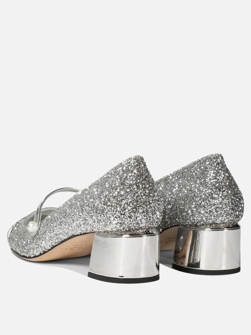Vietti Jimmy Choo Décolleté con glietter "Elisa 45" Moda