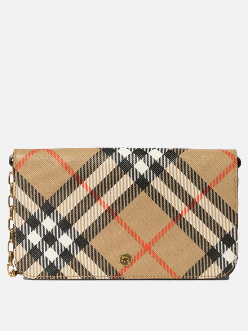 Vietti Burberry Borsa a tracolla "Check" Prezzo Ridotto