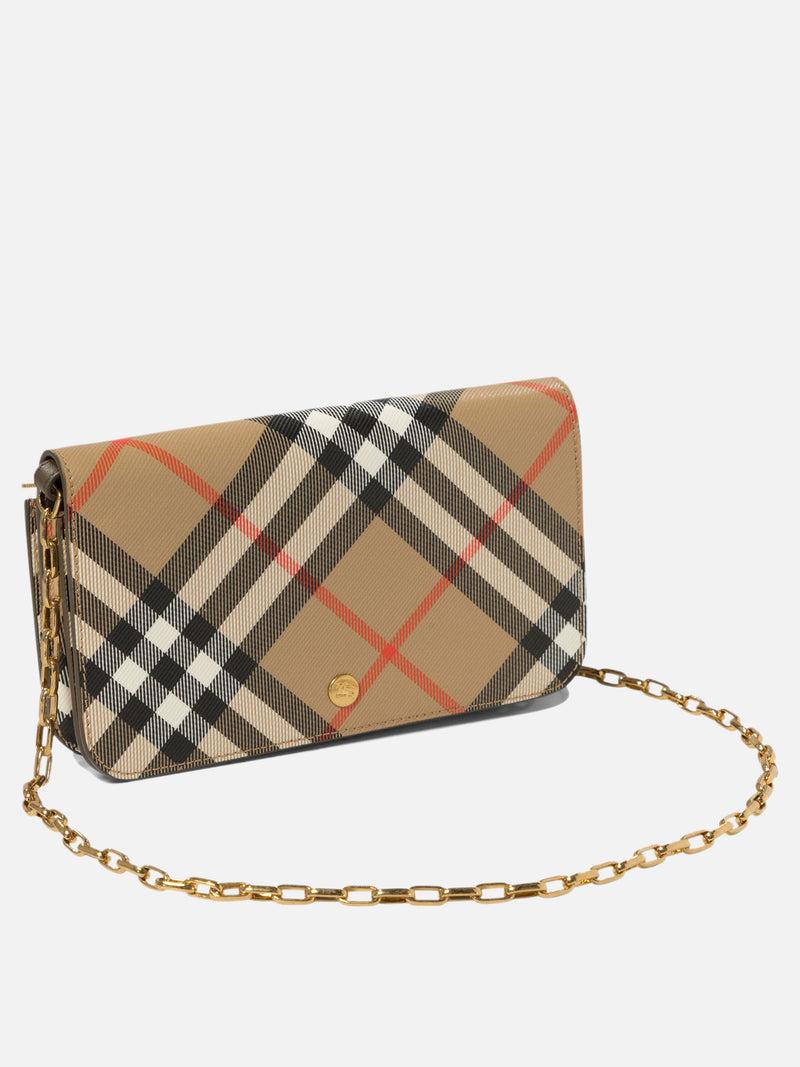 Vietti Burberry Borsa a tracolla "Check" Prezzo Ridotto