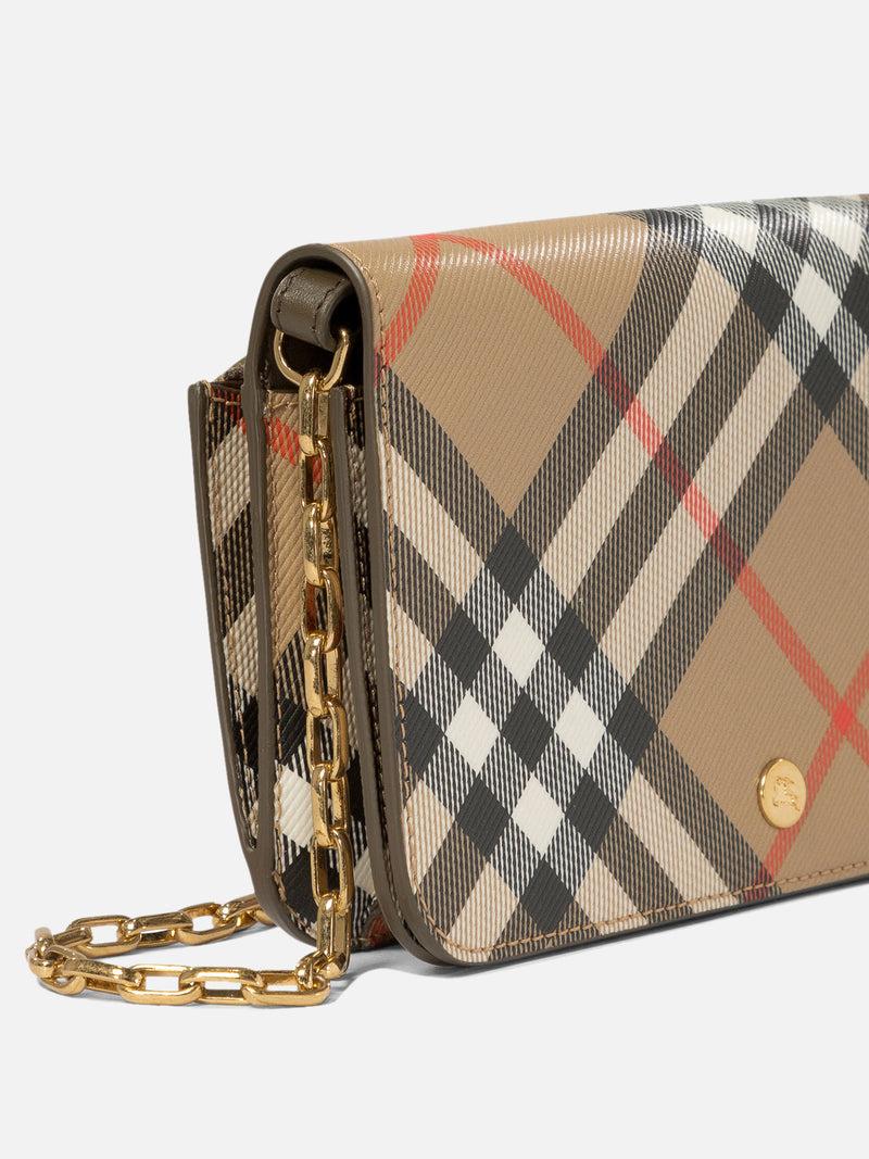 Vietti Burberry Borsa a tracolla "Check" Prezzo Ridotto