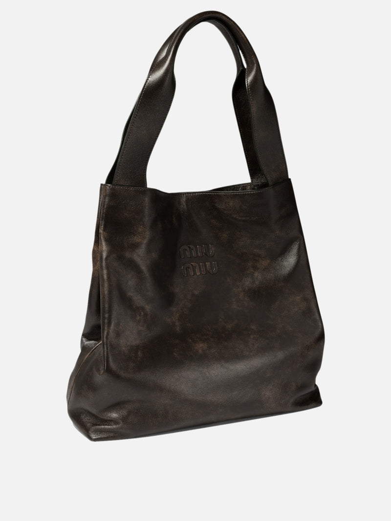 Vietti Miu Miu Borsa a spalla in pelle Convenienza