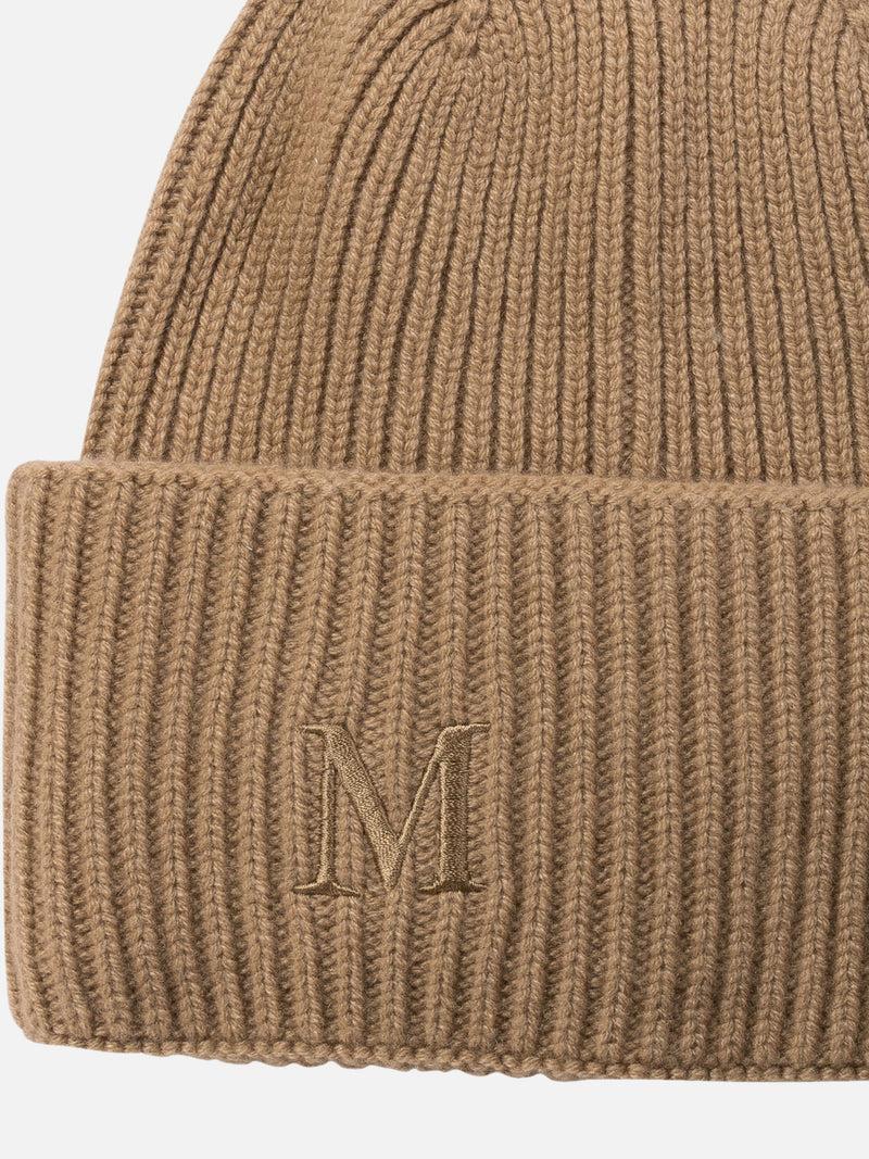 Vietti Max Mara Berretto in cashmere a coste Sconto