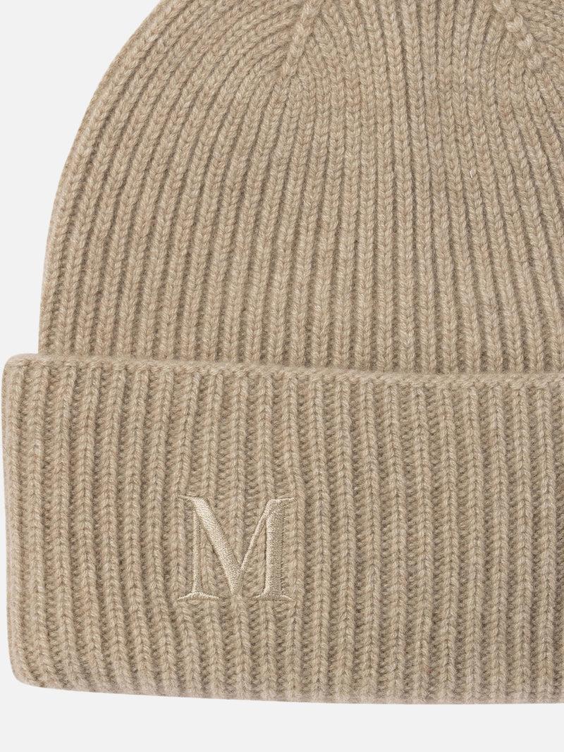 Vietti Max Mara Berretto in cashmere a coste In Vendita