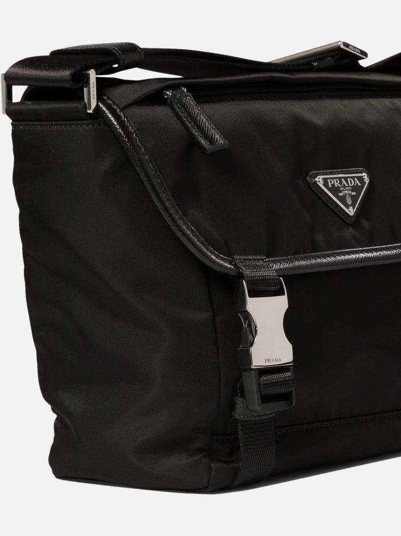 Vietti Prada Borsa a tracolla in Re-Nylon e Saffiano Economico