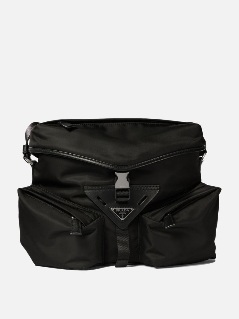 Vietti Prada Borsa con tracolla in Re-Nylon e pelle Online