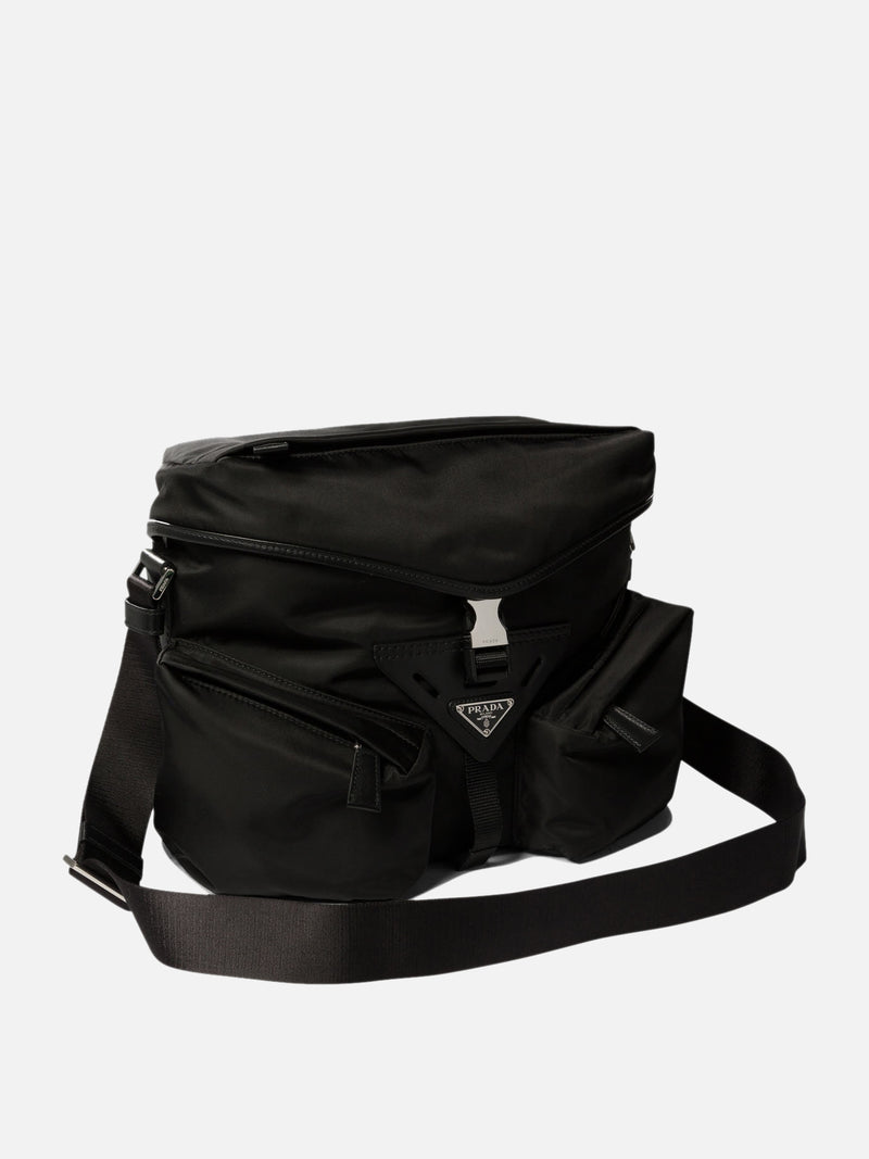 Vietti Prada Borsa con tracolla in Re-Nylon e pelle Online