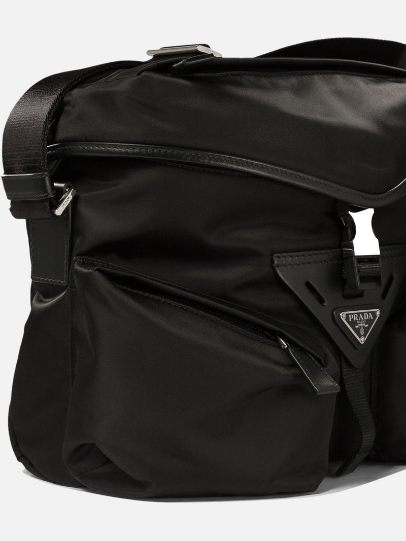 Vietti Prada Borsa con tracolla in Re-Nylon e pelle Online