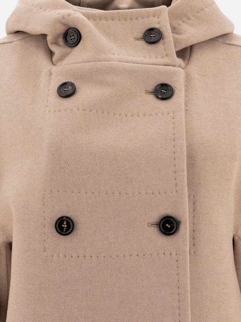 Vietti Max Mara Cappotto doppiopetto in lana e cashmere Italia