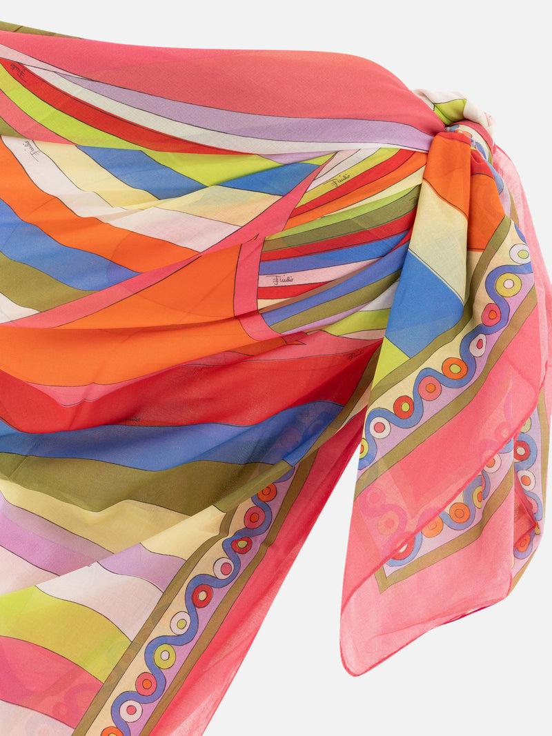 Vietti Pucci Sarong con stampa Iride e Onde Spedizione Gratuita
