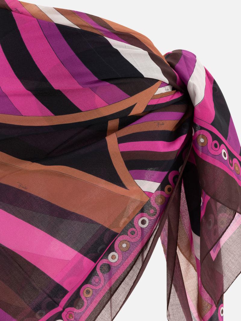 Vietti Pucci Sarong con stampa Iride e Onde Pezzi Unici