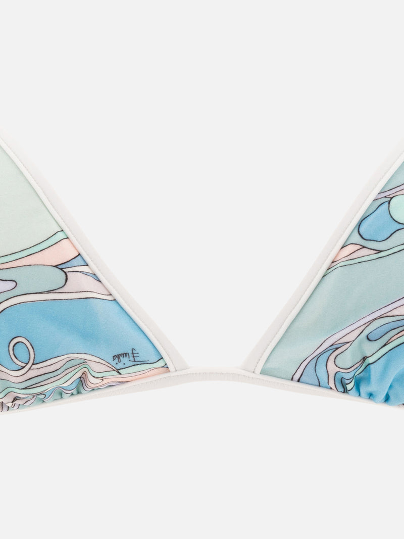 Vietti Pucci Top bikini con stampa Orchidee Sostegno trimestrale