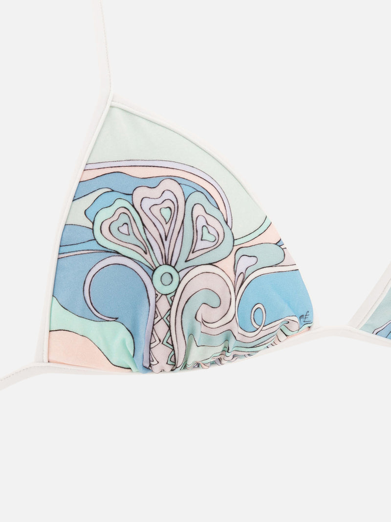 Vietti Pucci Top bikini con stampa Orchidee Sostegno trimestrale