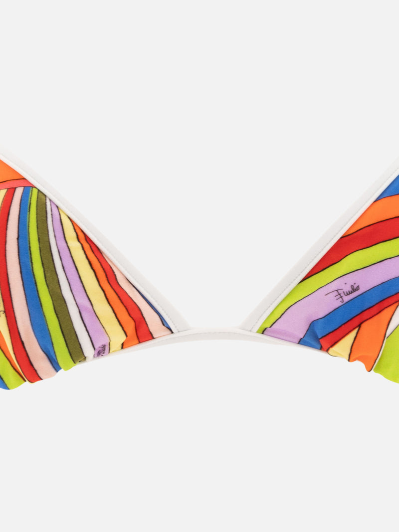 Vietti Pucci Top bikini con stampa Iride Promozione Limitata