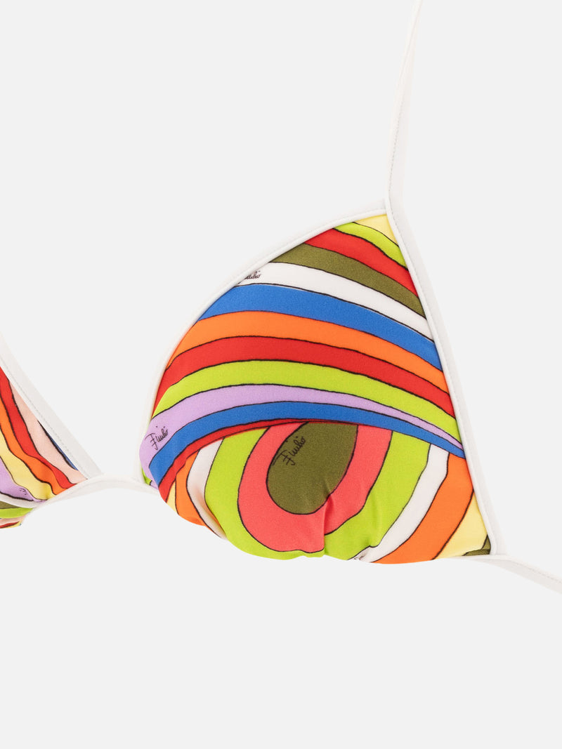 Vietti Pucci Top bikini con stampa Iride Promozione Limitata